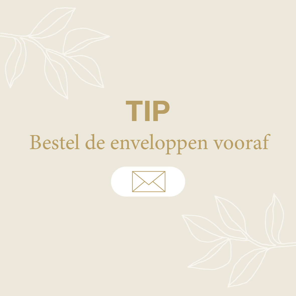 blanco enveloppen tip