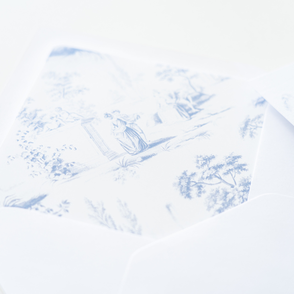 Toile de jouy inlay