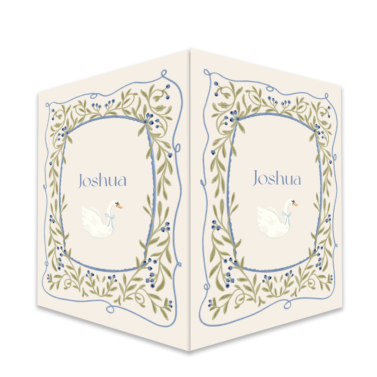 Raambord botanisch zwaan jongen