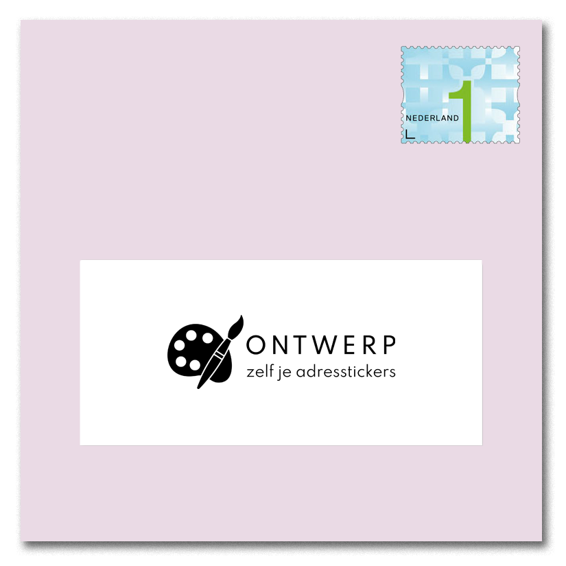 Basis adressticker 97x45 mm