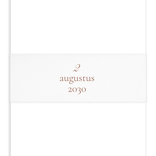 Klassieke wikkel met logo