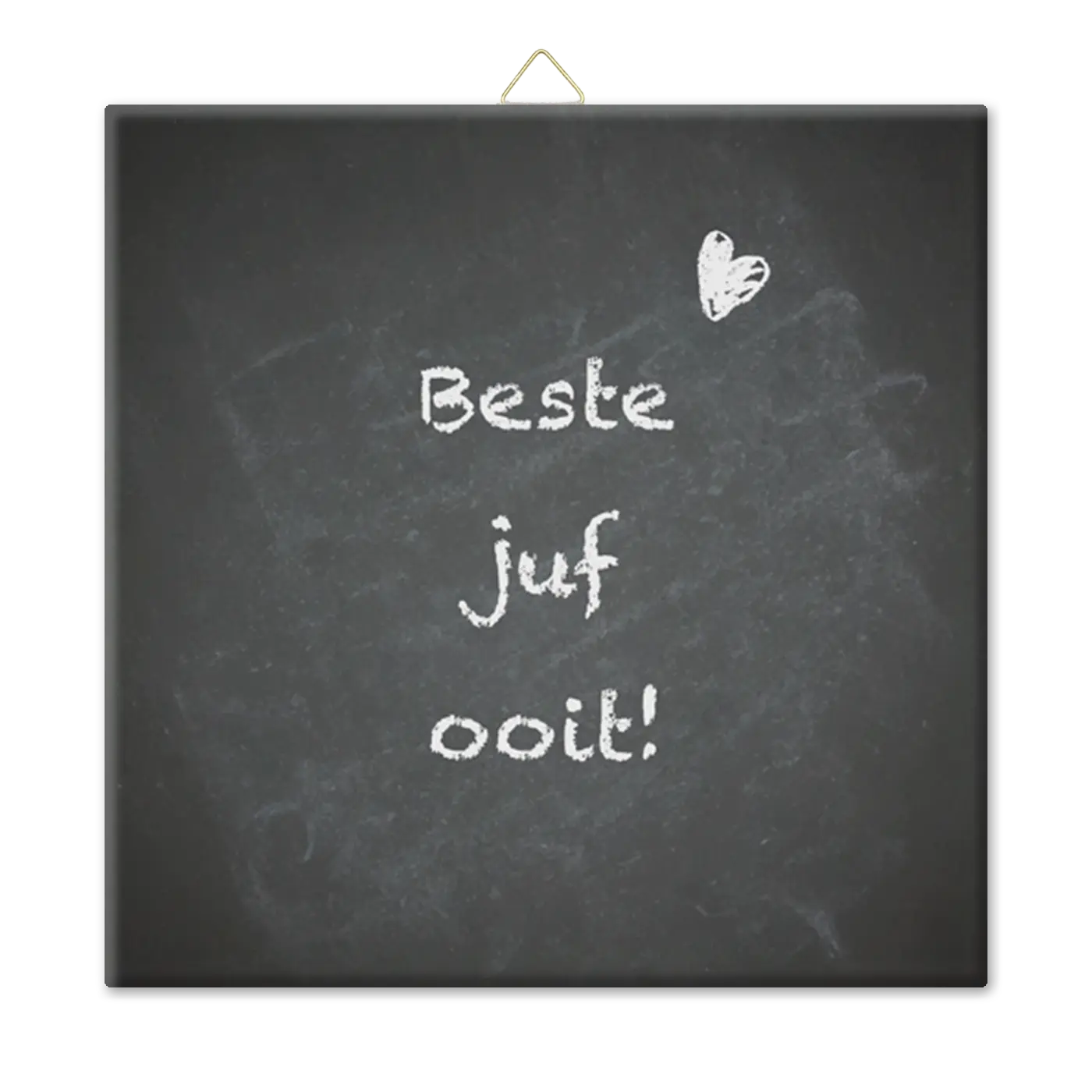 Tegeltje schoolbordstijl zelf maken