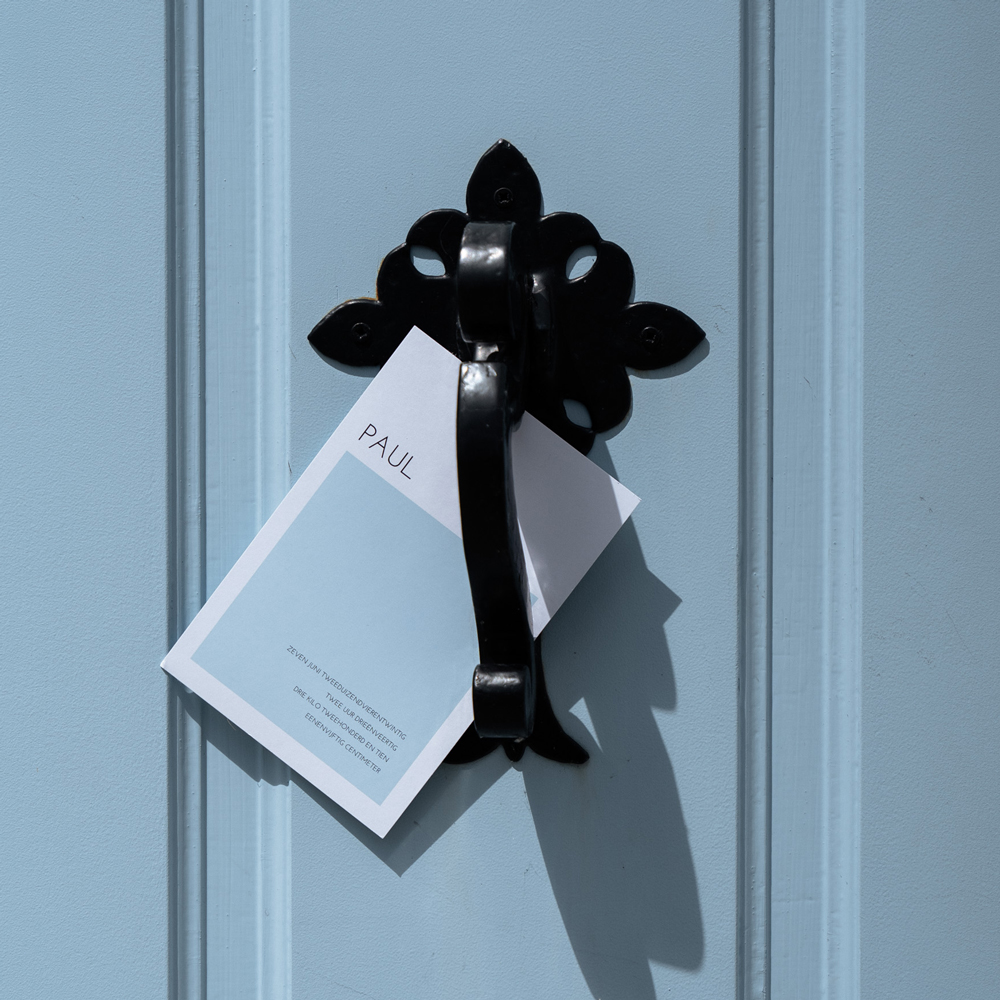 Colour block baby bleu