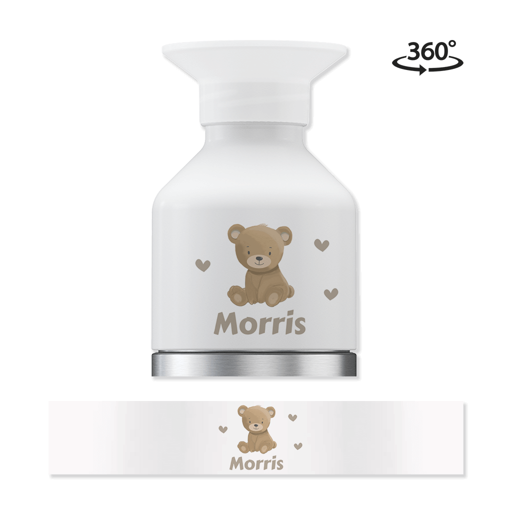 Dopper steel MINI met beertje en naam