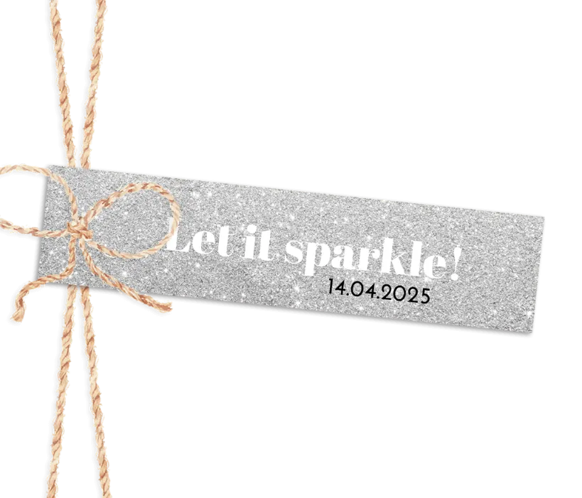 Wunderkerzenanhänger Sparkle 85x20mm 16 Stück