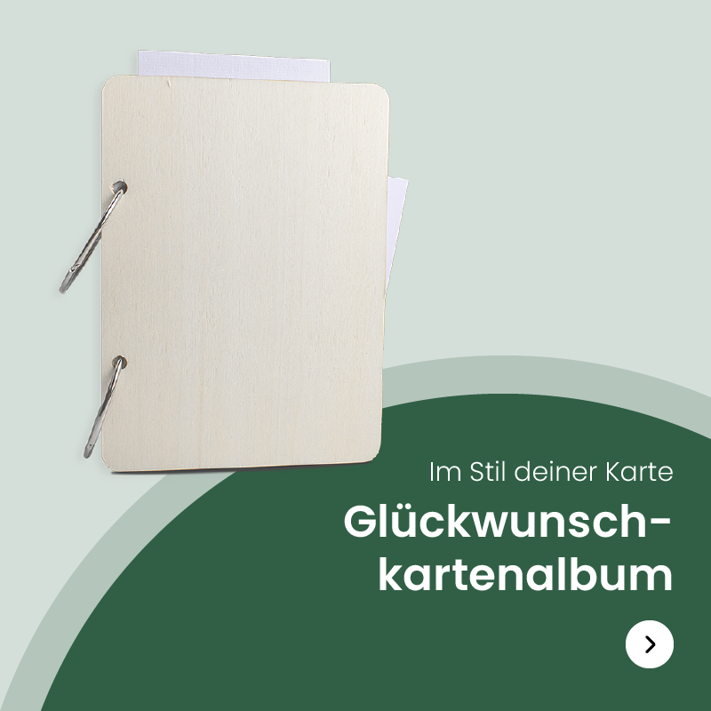 Glückwunschkartenalbum auf Anfrage