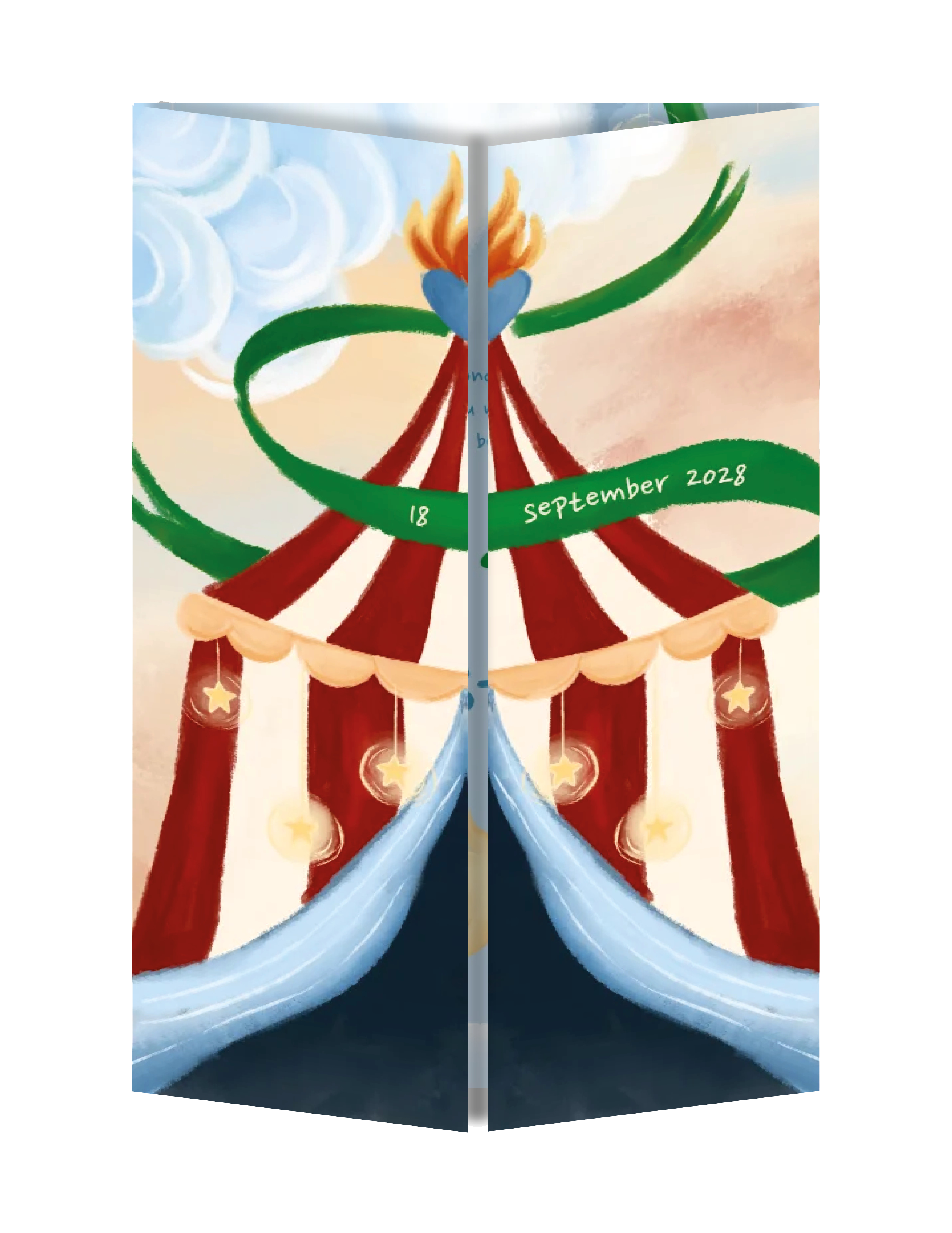 Geboortekaartje circustent