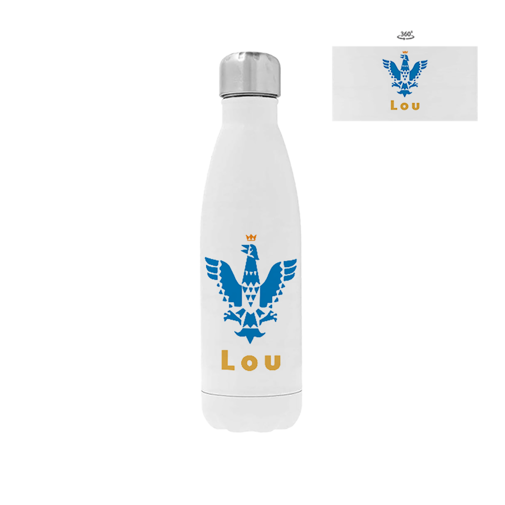 Drinkfles RVS met naam en logo