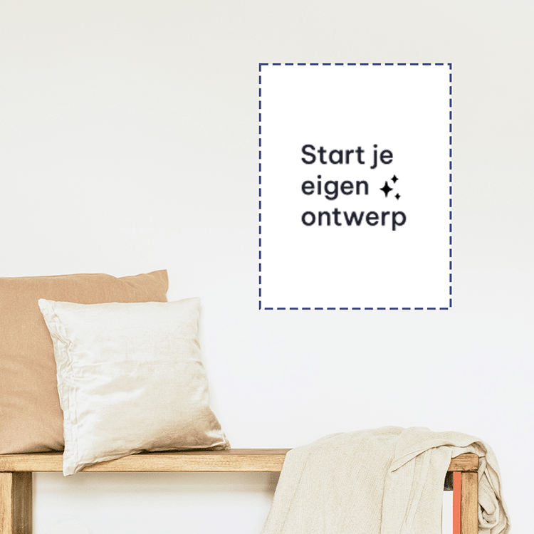Je eigen poster zelf maken | staand formaat