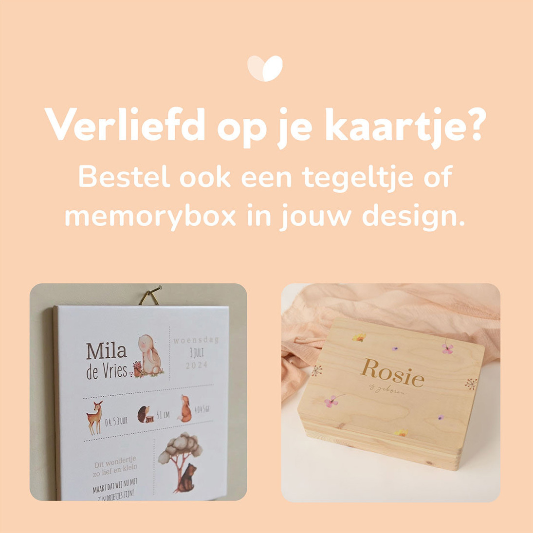Memorybox en geboortetegeltje - ad