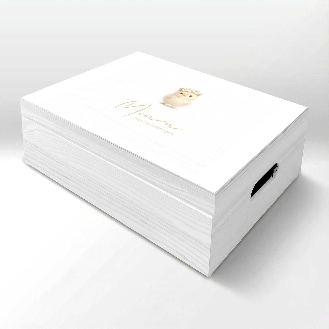 Memory box wit baby | kuikentje