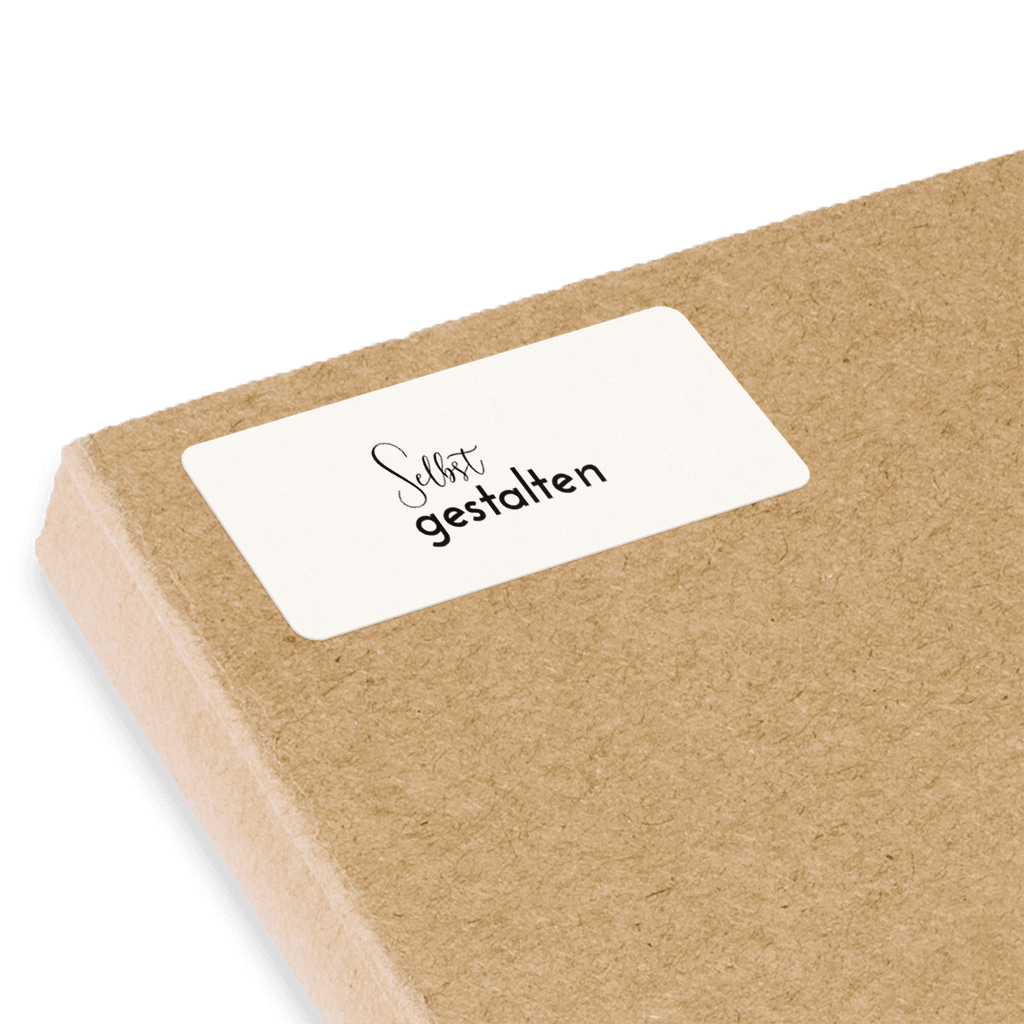 Namensaufkleber selbst gestalten 50 x 20 mm