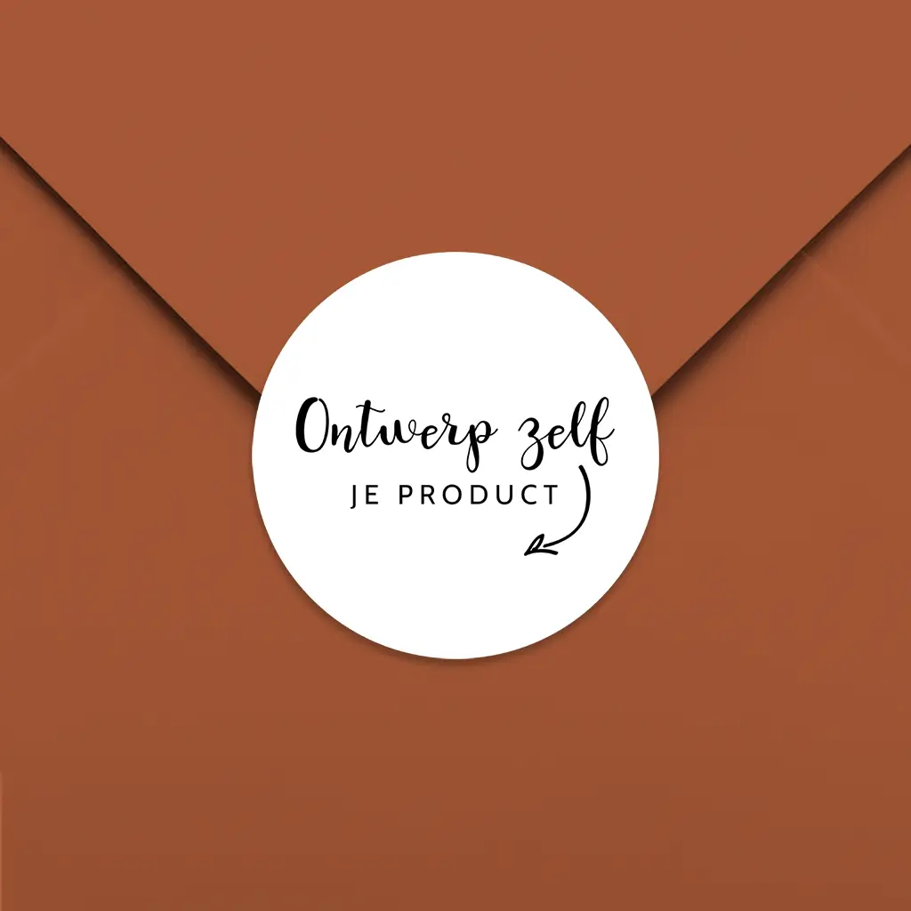 Sluitsticker zelf maken - per 25 stuks