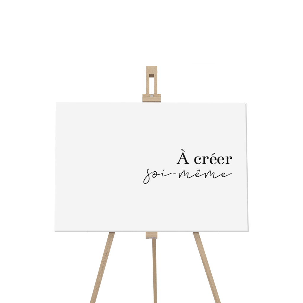 Panneau de bienvenue à personnaliser - Format paysage