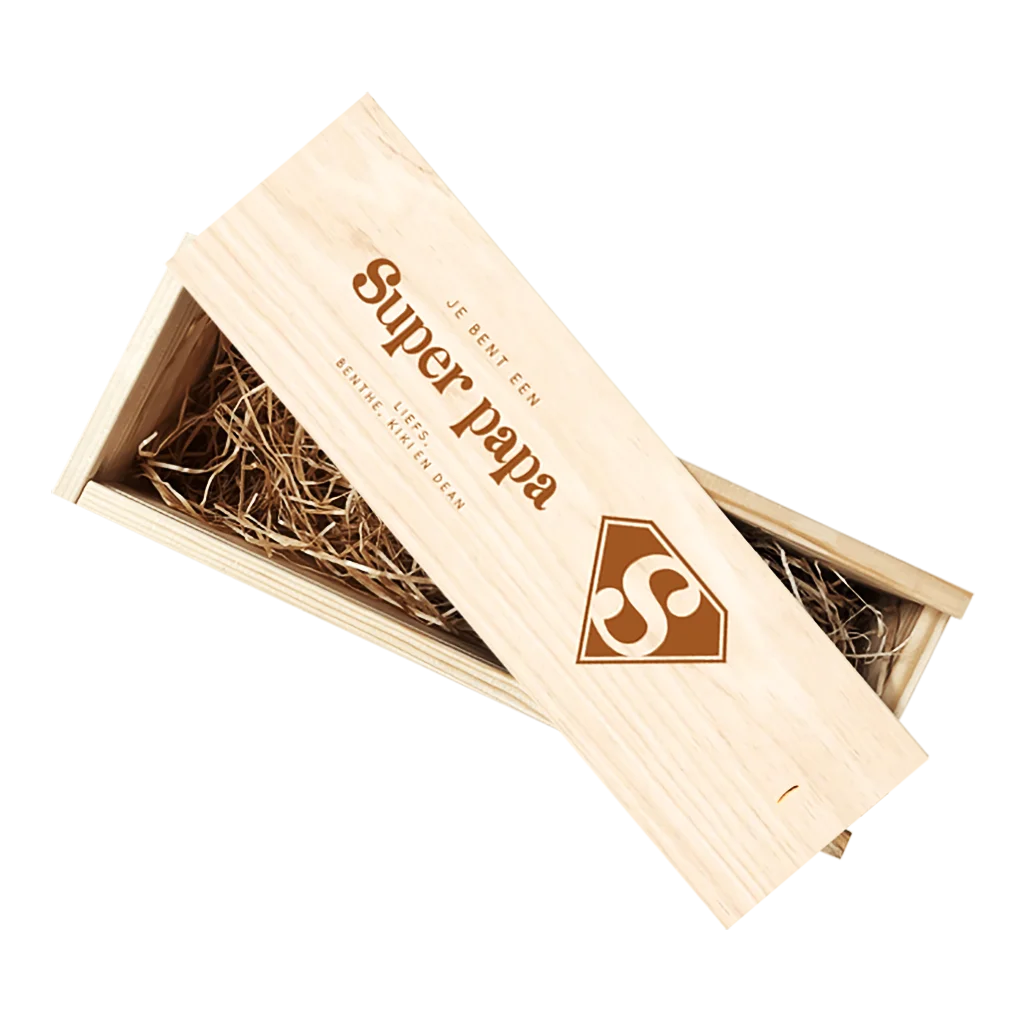 Wijnkist Vaderdag Super papa