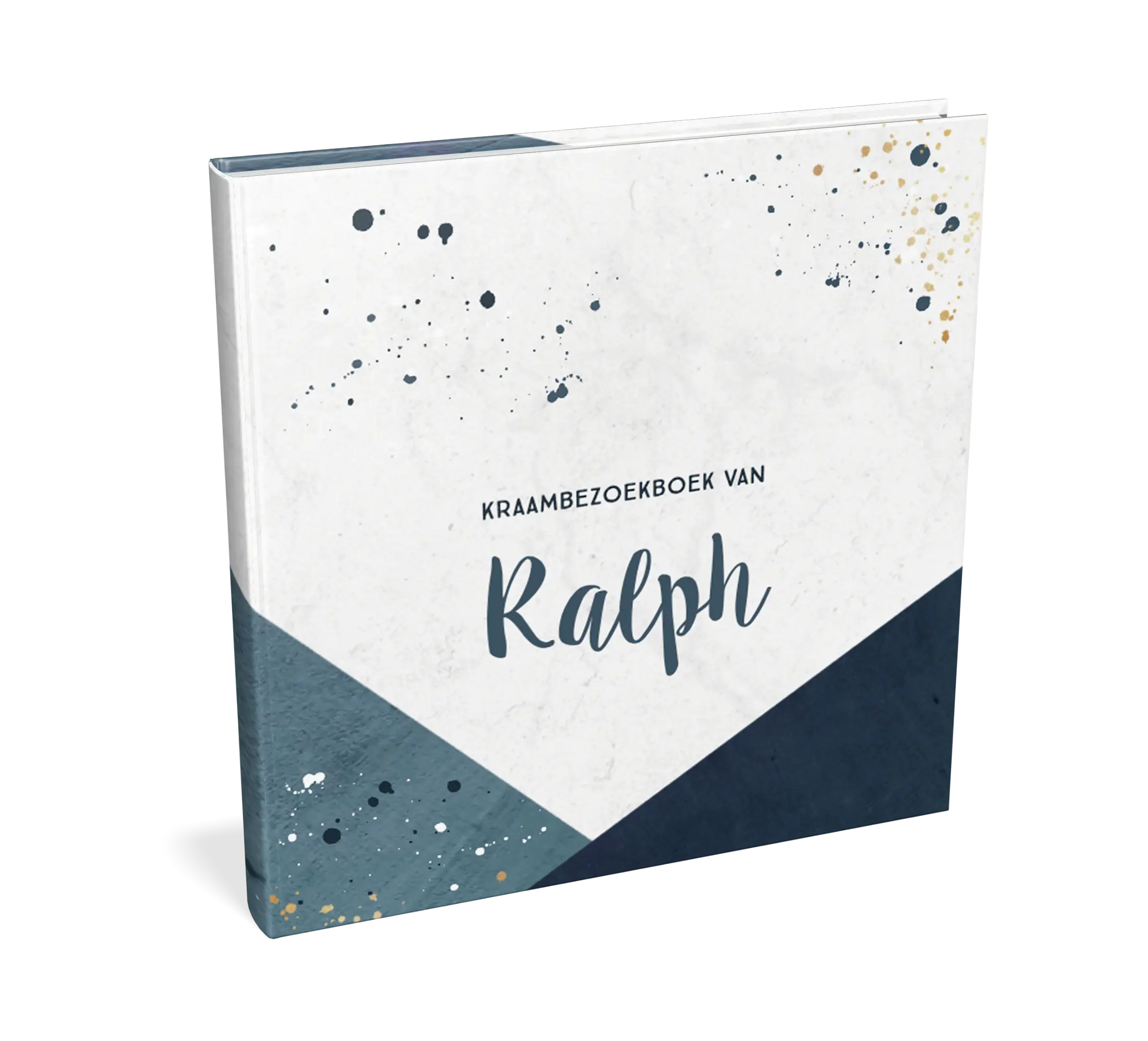 Kraambezoekboek met geometrische vlakken