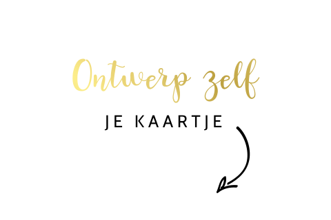 Goudfolie dubbelzijdig zelf maken liggend vouw links