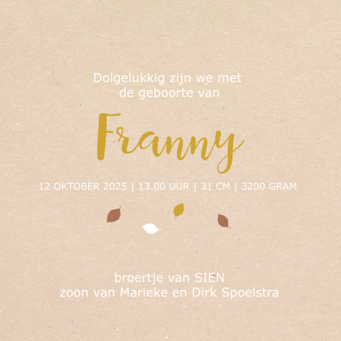 Kaart binnenkant