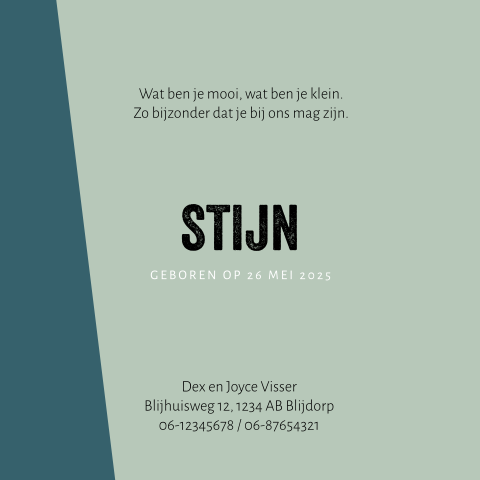 Kaart binnenkant