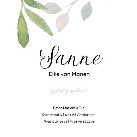 Kaart binnenkant