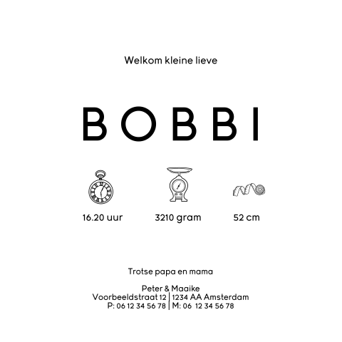 Kaart binnenkant