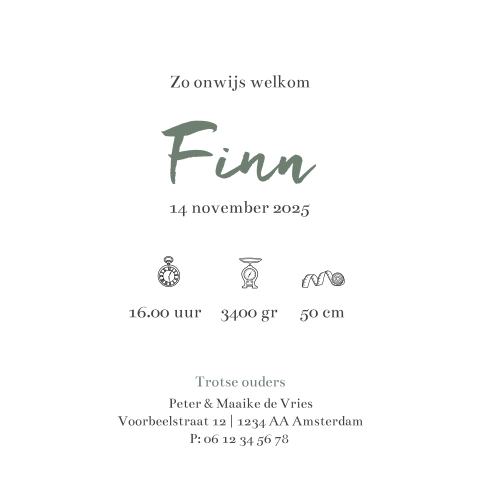 Kaart binnenkant