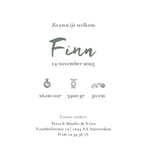 Kaart binnenkant
