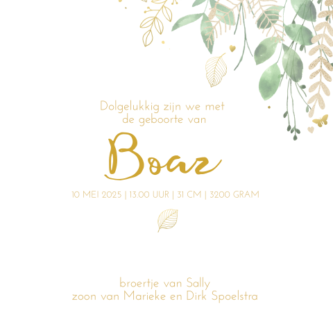 Kaart binnenkant