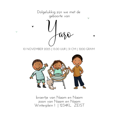 Kaart binnenkant