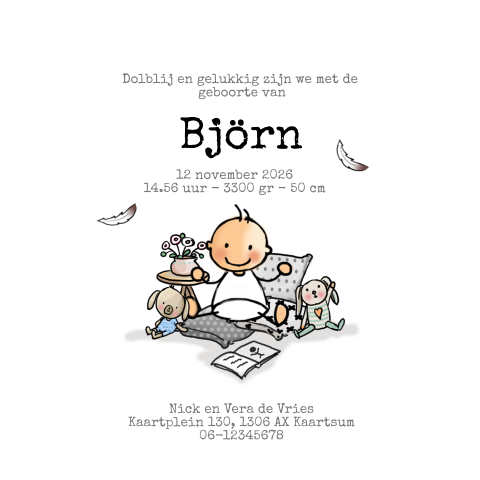 Kaart binnenkant