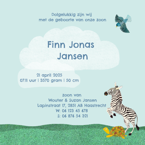 Kaart binnenkant