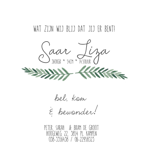 Kaart binnenkant
