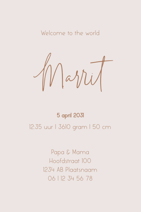Kaart binnenkant
