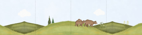 Doopsuikerdoosje met berenfamilie