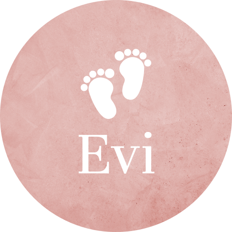Sluitzegel lief met roze velvet-look en voetjes