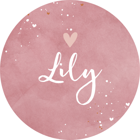 Sluitzegel hip roze velvet-look en hartje