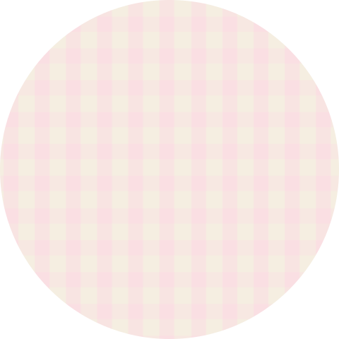 Roze sluitsticker met ruitpatroon