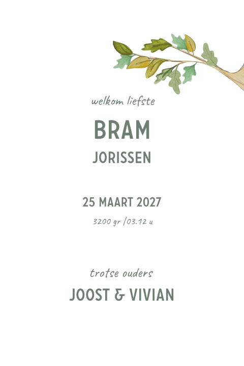 Kaart binnenkant