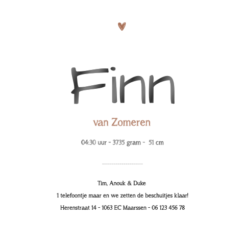 Kaart binnenkant
