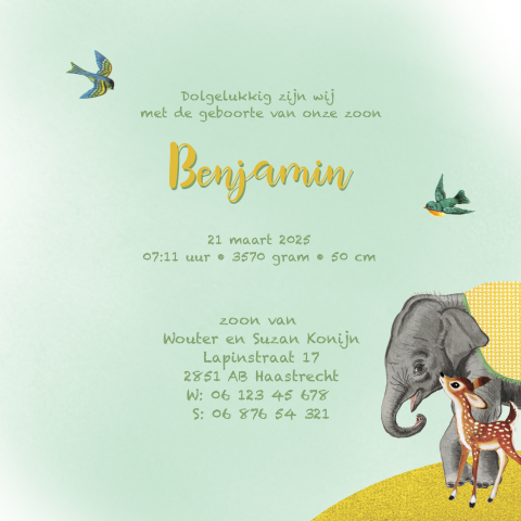 Kaart binnenkant