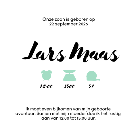 Kaart binnenkant