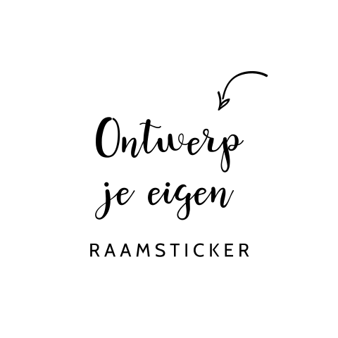 Raamsticker zelf maken