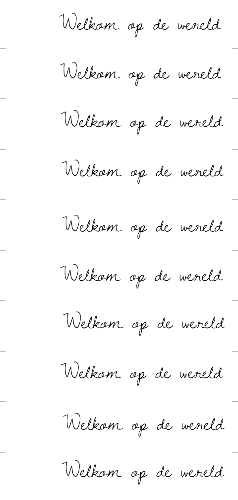 DIY-label Welkom op de Wereld
