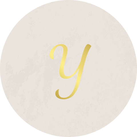 Sluitsticker beige met initiaal
