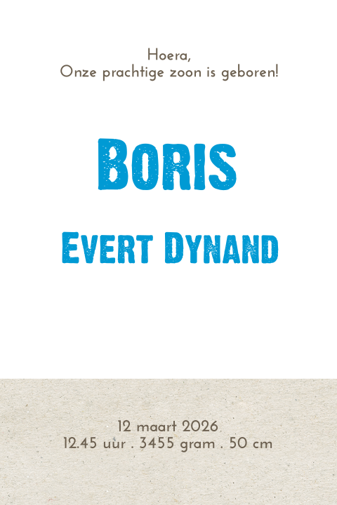 Kaart binnenkant