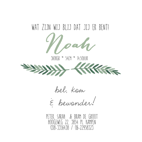 Kaart binnenkant