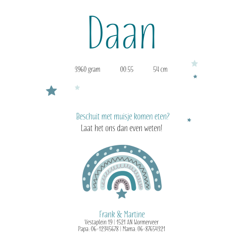 Kaart binnenkant