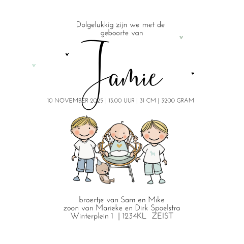 Kaart binnenkant
