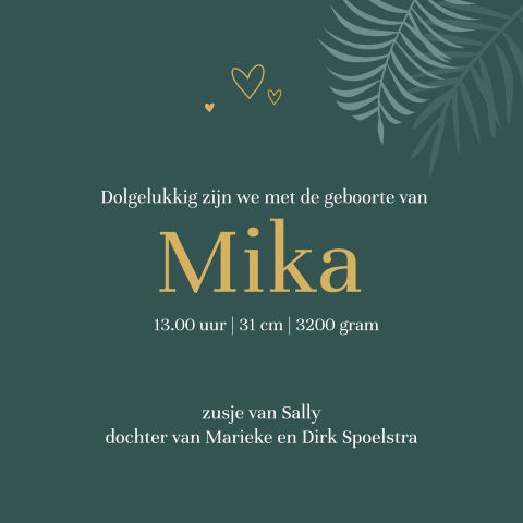 Kaart binnenkant