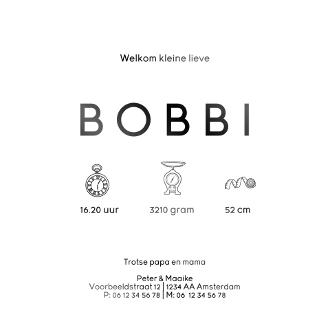 Kaart binnenkant